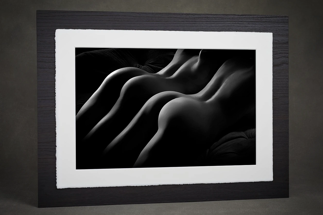Soma — Artist Proof fine art print mounted on horizontal Amalfi mat with Black Linen frame, from the Luminance Collection by Alex Manfredini